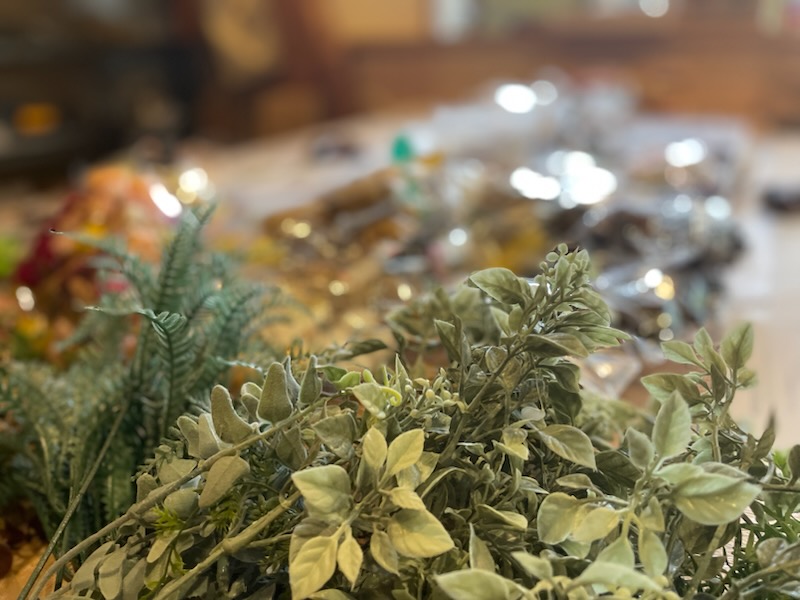 京都遊び場，リースづくりワークショップ京都，クリスマスイベント